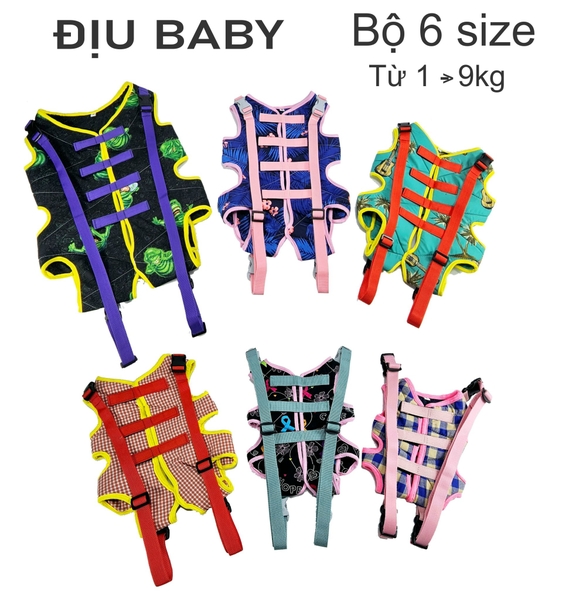 Địu Thú Cưng Cỡ Nhỏ size 6