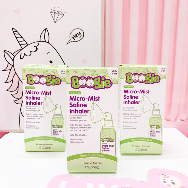 Xịt xông mũi họng phun sương Boogie Mist 0m+ Đồ Sơ Sinh Cao Cấp