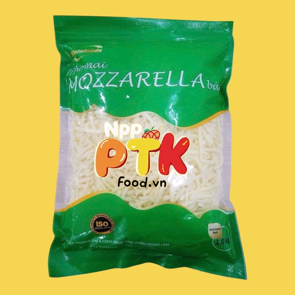 Phomai bào Mozzarella 1 kg/túi (túi xanh)