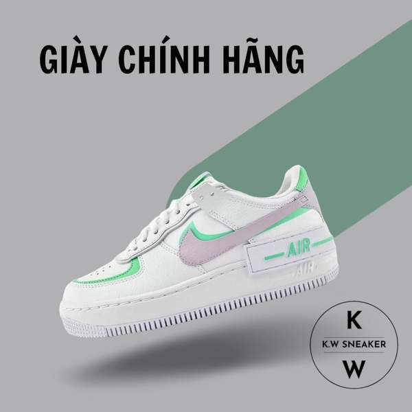 (CHÍNH HÃNG) Giày Nike Air Force 1 Shadow 'infinite lilac' CU8591 103 | K.W  Sneaker - Giày Xách Tay