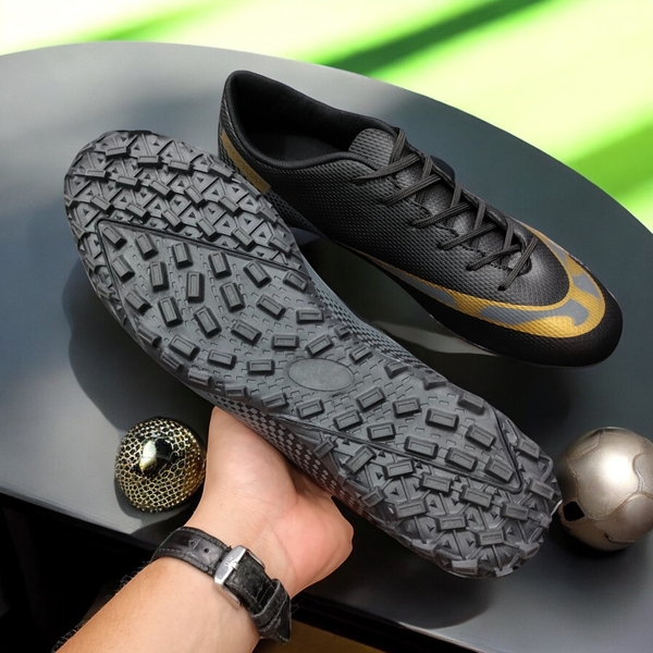 Giày Đá Bóng Nam Big Size (size 45 46 47) - ĐEN -