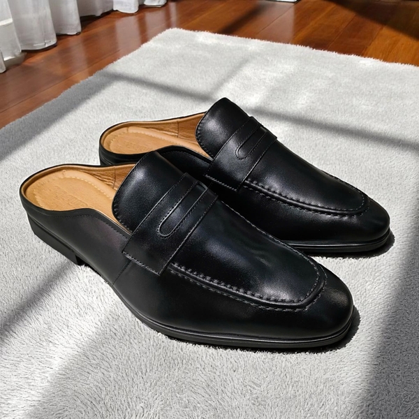 Giày Tây Sục Nam Big Size - Da Thật