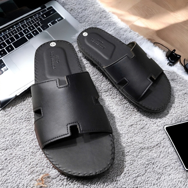 Dép Da Quai Ngang Big Size Nam