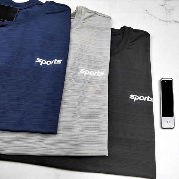 Áo Thun Lạnh Sọc Ngang Big Size Nam (80-140kg)