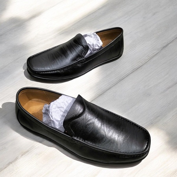 Giày Lười Da Big Size Nam - Da Thật, Có Size Lớn