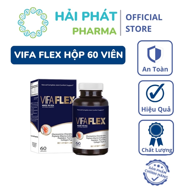 VIFA FLEX - Hỗ Trợ Xương Khớp Tăng Tiết Dịch Khớp, Giảm Khô Khớp, Viêm Khớp, Thoái Hóa Khớp