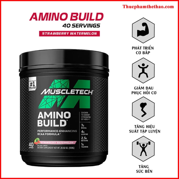 MUSCLETECH AMINO BUILD (40 Servings)