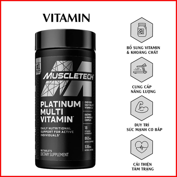 MUSCLETECH PLATINUM MULTI VITAMIN (90v)