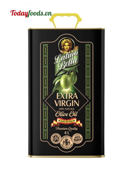 Dầu Ăn Oliu Extra Virgin 4 Lít [Latino Bella]