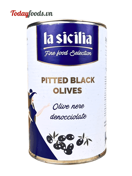 Quả Oliu Đen Tách Hạt La Sicilia 4.2KG