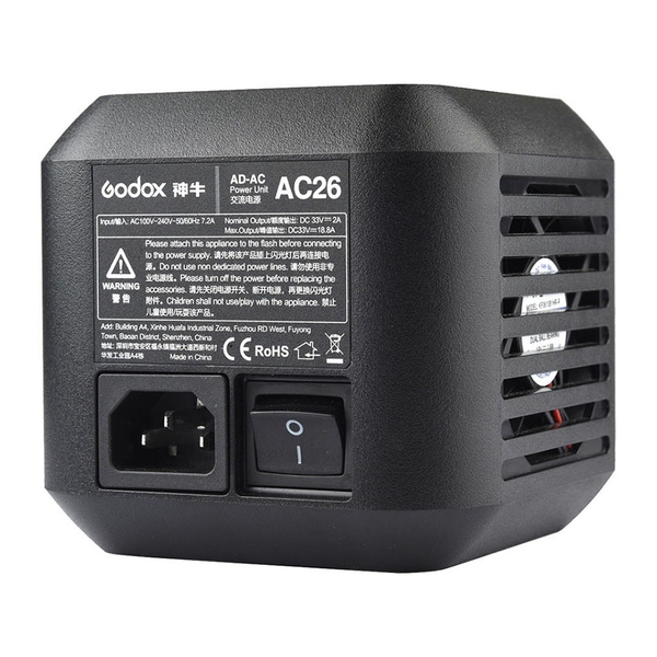 Bộ chuyển đổi nguồn cho AD600 Pro - Nguồn Godox AC-AD AC26