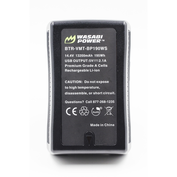 Pin Wasabi dùng cho V-Mount 13200 mAh - BTR-VMT-BP190WS