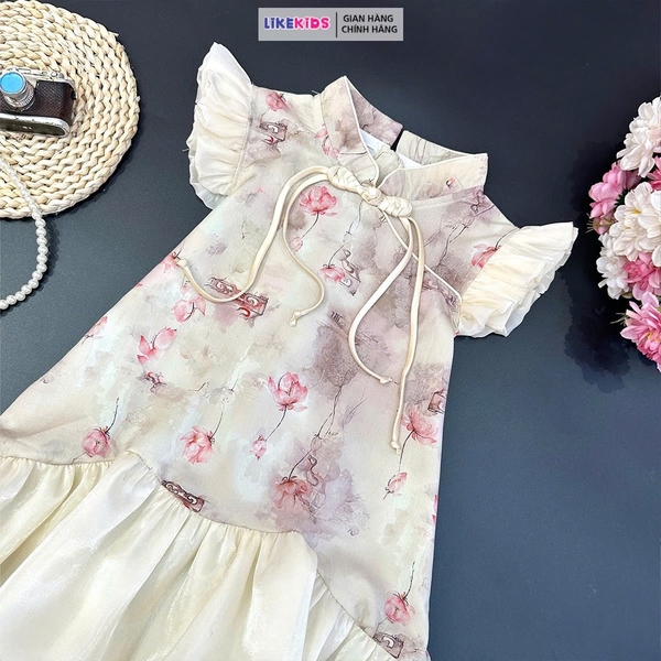 Váy bé gái kiểu dáng SƯỜN XÁM cánh tiên MH11D4