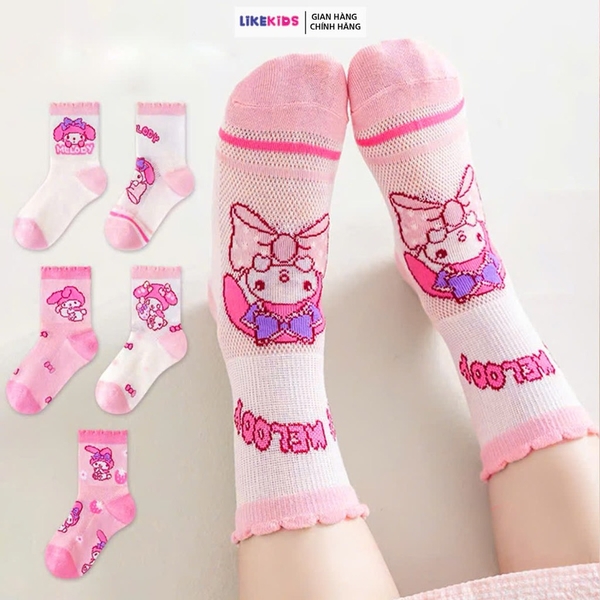 Set VỚ cho bé gái hoạ tiết MELODY - LikeKids