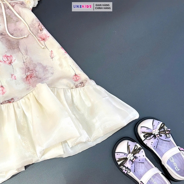 Váy bé gái kiểu dáng SƯỜN XÁM cánh tiên MH11D4