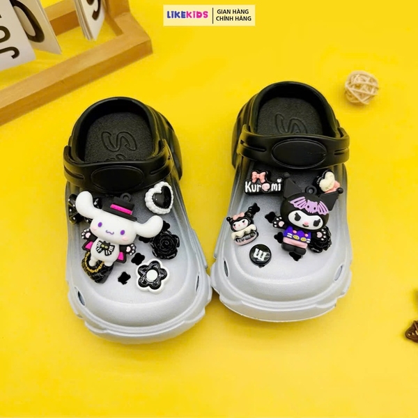 Dép SỤC cho bé gái hoạ tiết CHARM cute - LikeKids
