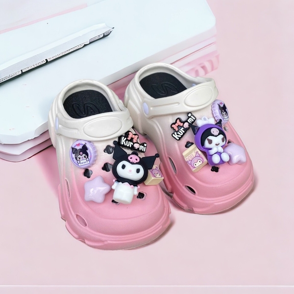 Dép SỤC cho bé gái hoạ tiết CHARM cute - LikeKids