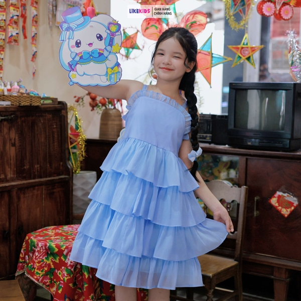 Váy bé gái kiểu dáng DÂY TẦNG MH30L83 - Likekids