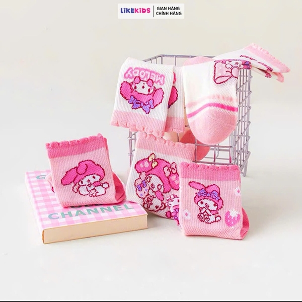 Set VỚ cho bé gái hoạ tiết MELODY - LikeKids