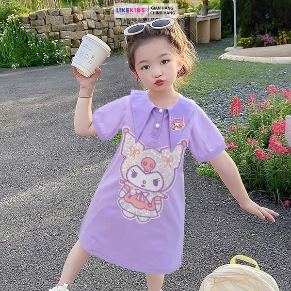 Váy Bé Gái Kiểu Dáng CỔ NHỌN L15 - LikeKids