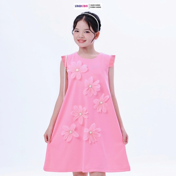 Váy bé gái họa tiết THUN HOA MH23L85 - Likekids