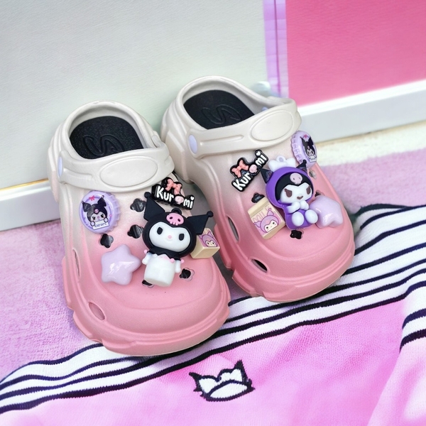 Dép SỤC cho bé gái hoạ tiết CHARM cute - LikeKids