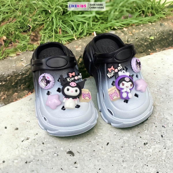 Dép SỤC cho bé gái hoạ tiết CHARM cute - LikeKids