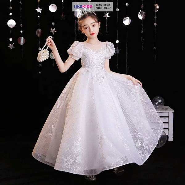 Đầm công chúa cao cấp cho bé gái T07 - LikeKids