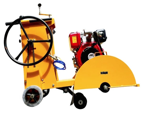 Máy cắt bê tông chạy dầu Diesel Vifuco KC14 186FAE 12cm Đề nổ