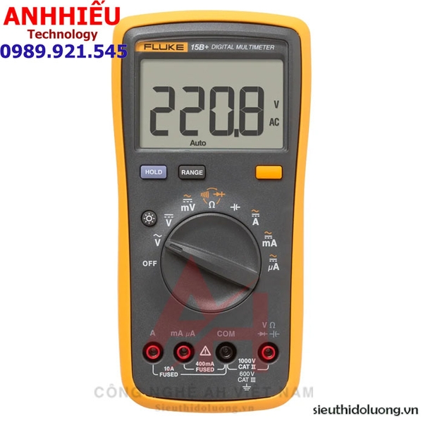 Đồng hồ vạn năng hiện thị số Fluke 15B +