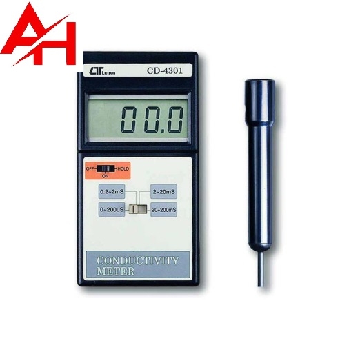 Máy đo độ dẫn điện của nước Lutron CD-4301 ( 200 uS/2 mS/20 mS/200 mS)