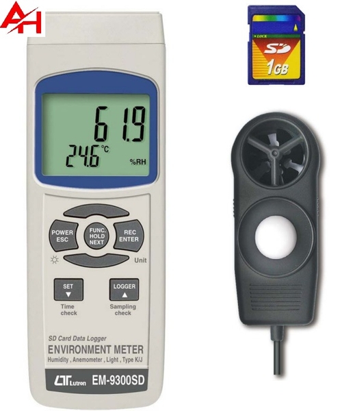 Máy đo môi trường LUTRON EM-9300SD (ghi dữ liệu)