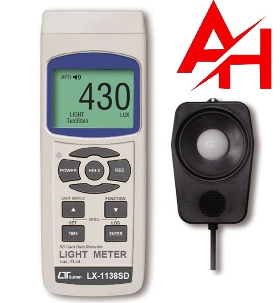 Máy đo ánh sáng, nhiệt độ LUTRON LX-1138SD (Datalogger)