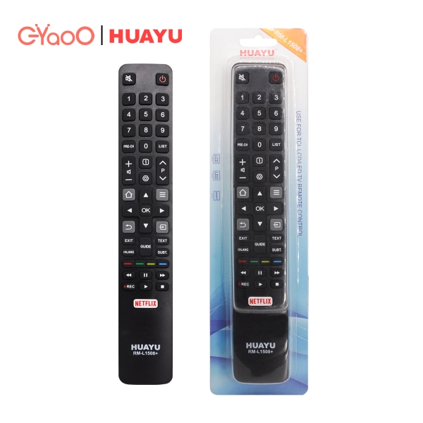 Remote tivi TCL TV151- Ốm dài | Netflix có hộp HUAYU L1508+