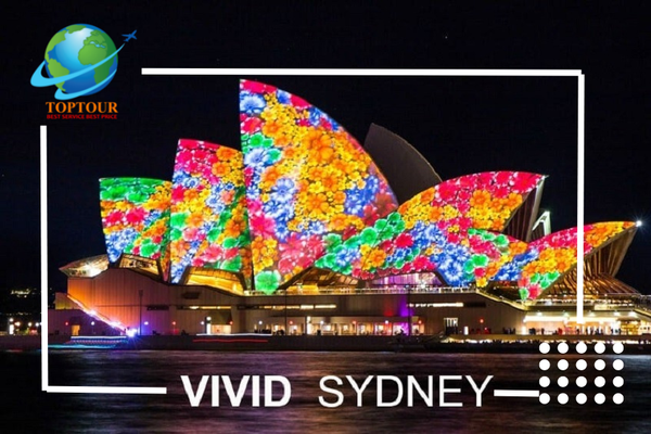 TOUR DU LỊCH ÚC KHÁM PHÁ " LỄ HỘI ÁNH SÁNG VIVID SYDNEY 2023"