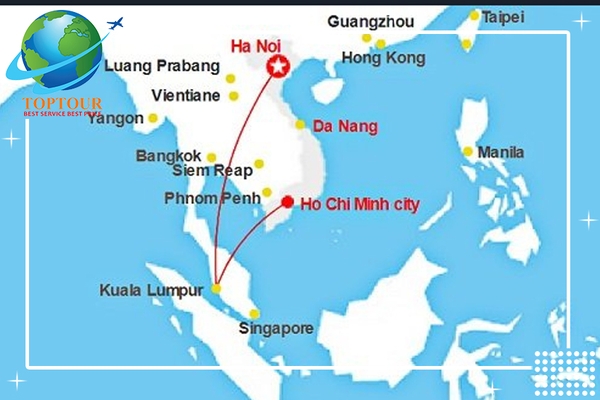 SINGAPORE CÁCH VIỆT NAM MẤY GIỜ BAY?
