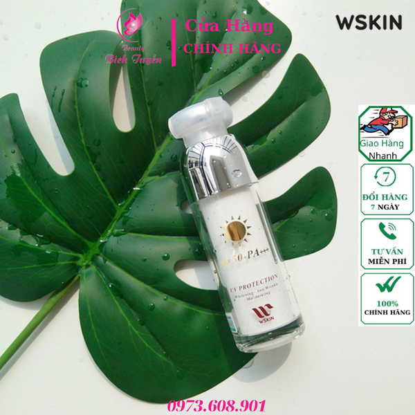 Kem Chống Nắng Trắng Da WSKIN Sun Block SPF50+/ PA+++