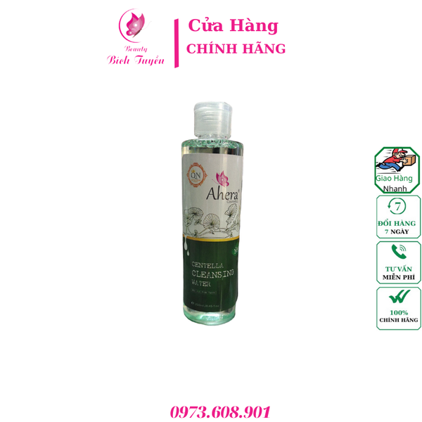 Nước Tẩy Trang Rau Má AHERA 250ml