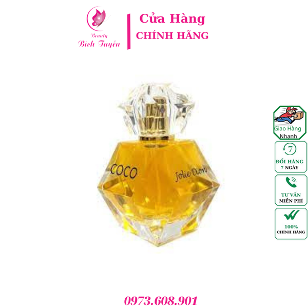 Nước hoa nữ Singapore Chĩnh hãng JOLIE DION COCO 60ml