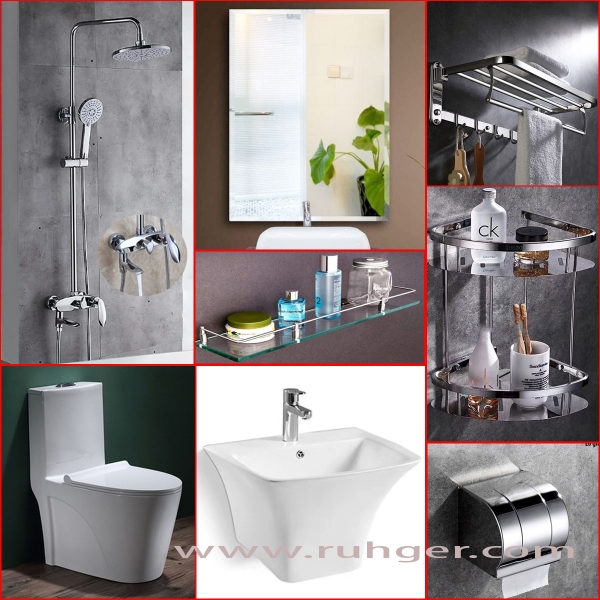 Trọn bộ combo thiết bị vệ sinh phòng tắm CB09 – Giá rẻ, mẫu đẹp, đầy đủ tiện nghi chính hãng tại ruhger