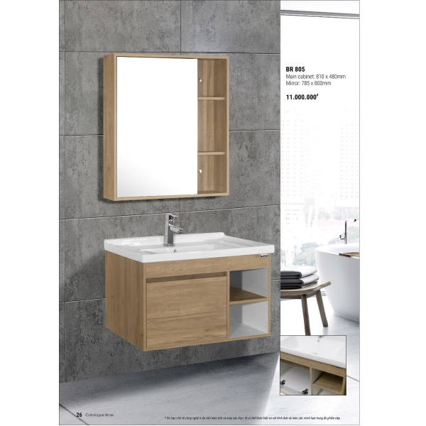 Tủ Chậu Lavabo BR 805