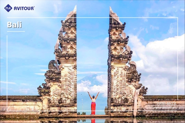 Du lịch Đảo Ngọc Bali 2023| Bali – Cung Điện Nước Cá Koi Tirta Gangga – Cổng Trời Lempuyang – Swings Bali - Ngắm hoàng hôn biển Jimbaran Kelingking – Sống Lưng Khủng Long