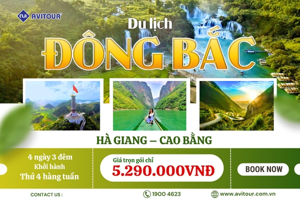 Du lịch Đông Bắc 2023| Hà Nội – Hà Giang – Cao Bằng – Hà Nội