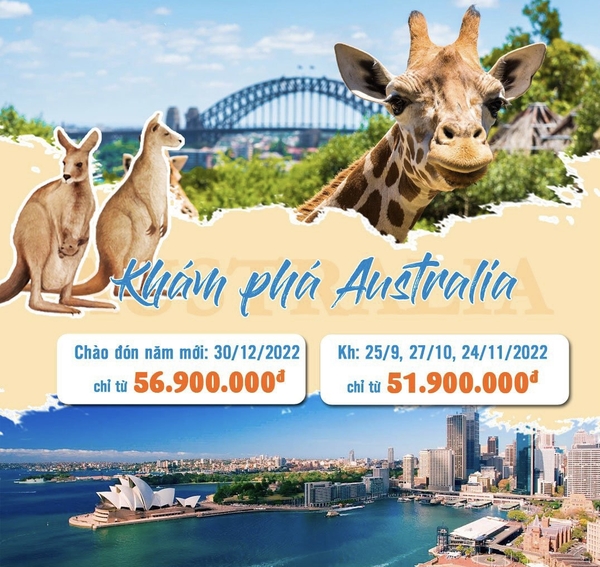 Du Lịch Úc | Hà Nội - Melbourne – Ballarat – Canberra - Sydney – Blue Mountain [7 Ngày 6 đêm] Bay Vietnamairlines