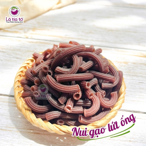 Nui gạo lứt ống dài 400gr