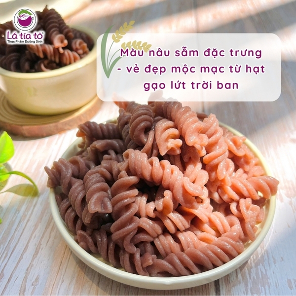 Nui xoắn gạo lứt 400gr