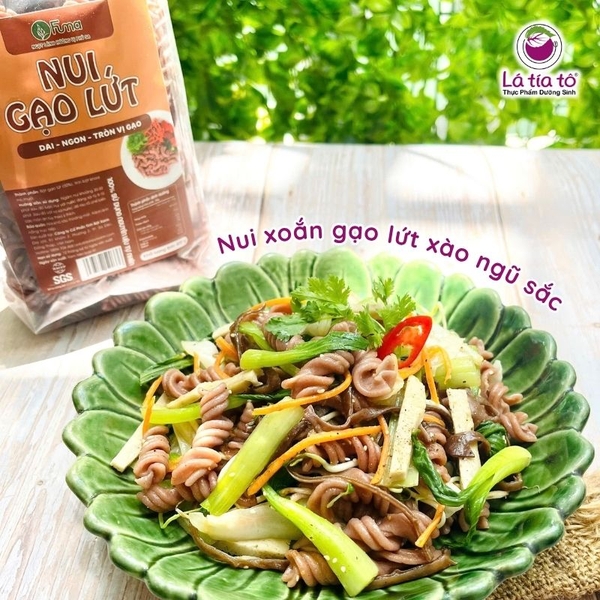 Nui xoắn gạo lứt 400gr