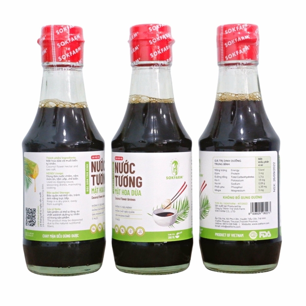 Nước tương mật hoa dừa organic