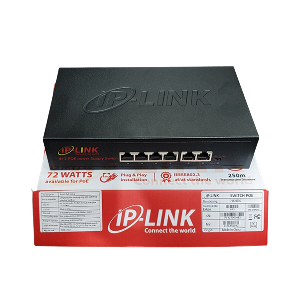 SWITCH POE IP-LINK IPL-04POE