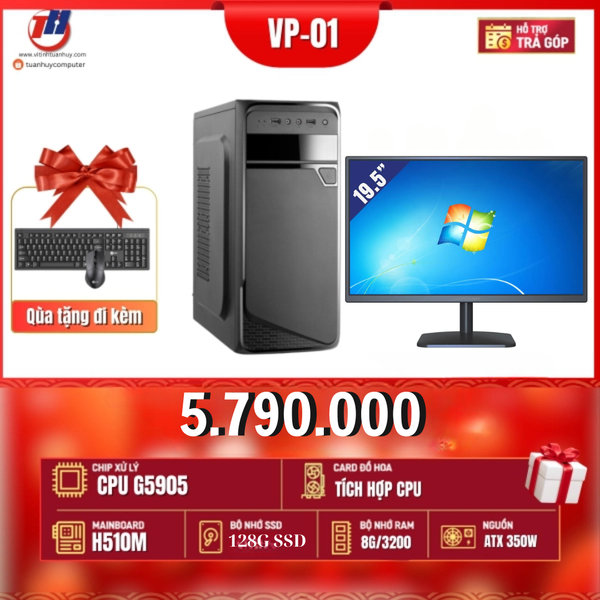 PC Văn Phòng 01 G5905 + Màn Hình 22 inch